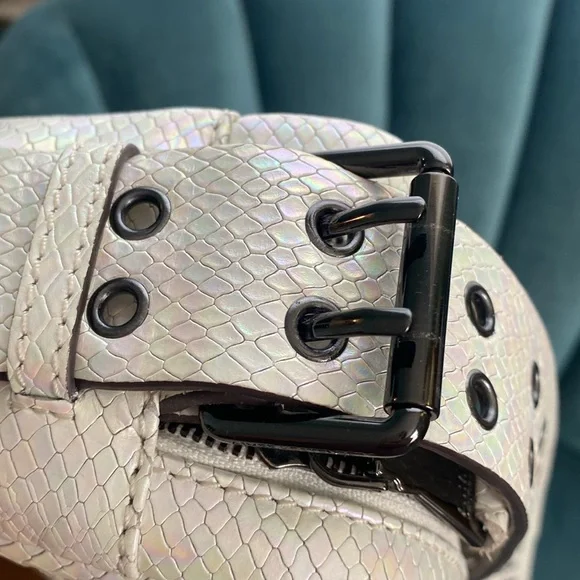 Aimee Kestenberg Cooper Hologram Snake Embossed Leather Crossbody Bag - Picture 12 of 14